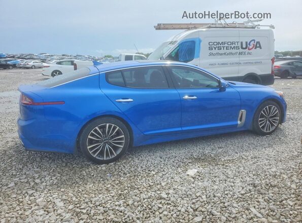 KNAE25LA3K6064399 2019 KIA STINGER Blue 