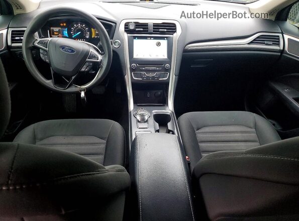 3FA6P0HD1JR266423 2018 FORD FUSION Black ხელსაწყოთა პანელის ხედი