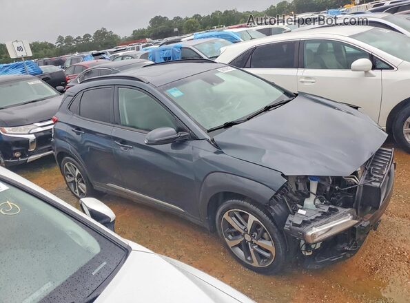 KM8K33A54KU201788 2019 HYUNDAI KONA Gray Front view