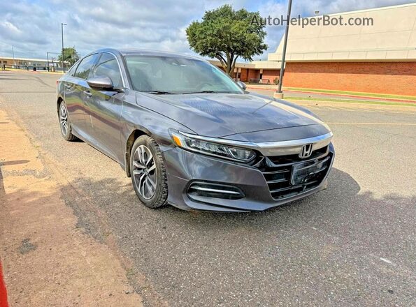 1HGCV3F1XKA002546 2019 HONDA ACCORD Gray Tył lewy