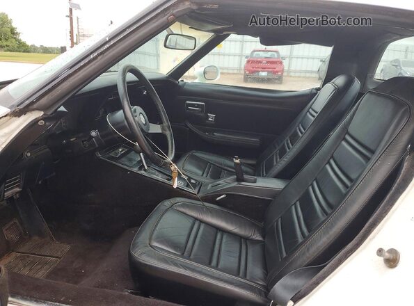 1Z87L8S422146 1978 CHEVROLET CORVETTE White Widok deski rozdzielczej
