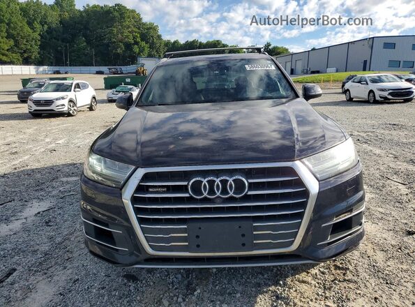 WA1LAAF79HD016930 2017 AUDI Q7 Blue Rear view