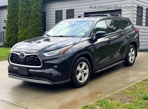 5TDBZRBH9NS165653 2022 TOYOTA HIGHLANDER Black 