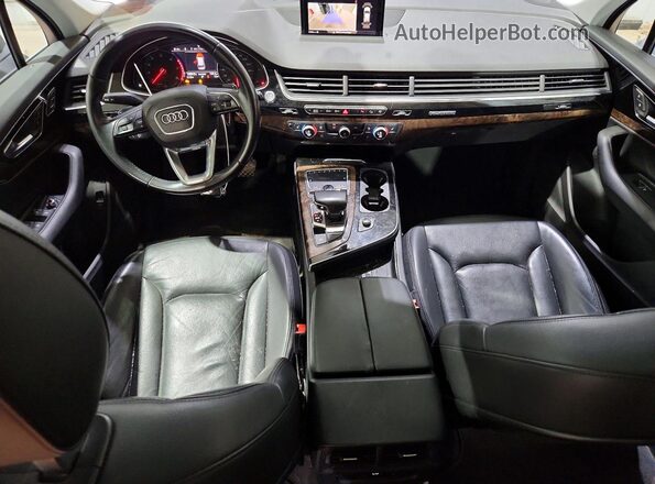 WA1LAAF79HD042993 2017 AUDI Q7 Silver Вид щитка приладів