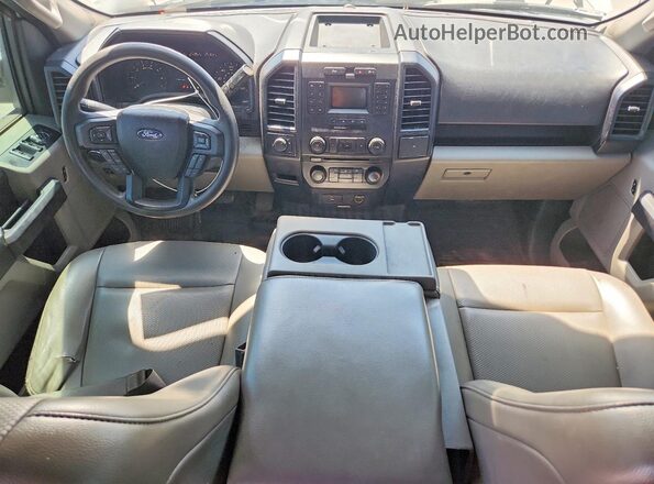 1FTEW1CP9JKC22142 2018 FORD F150 White Սարքավորումների վահանակի տեսք