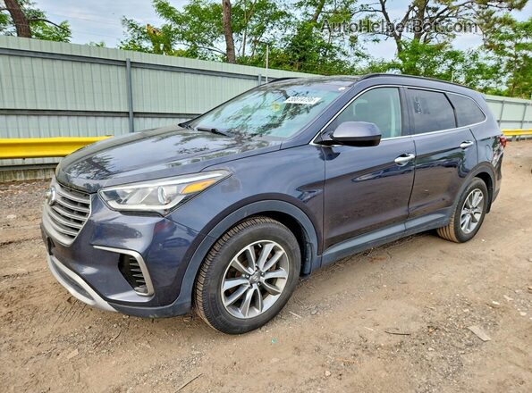 KM8SMDHF2HU191739 2017 HYUNDAI SANTA Серый Задняя левая четверть