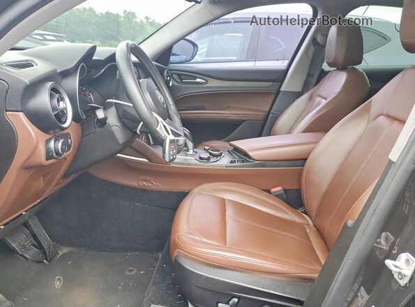 ZASPAKBN2K7C36294 2019 ALFA ROMEO STELVIO Brown წინა პანელის ხედი