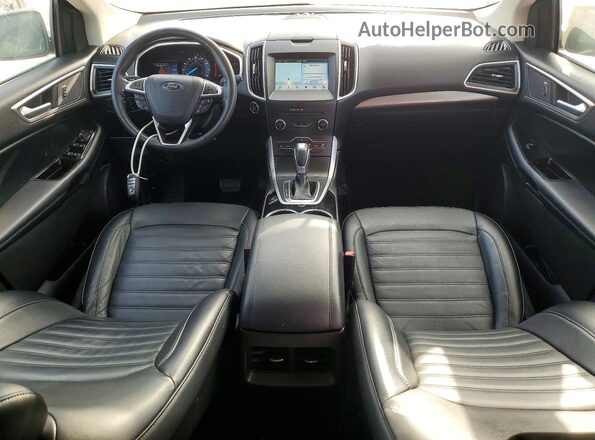 2FMPK3J82HBC49016 2017 FORD EDGE Red Вид щитка приладів