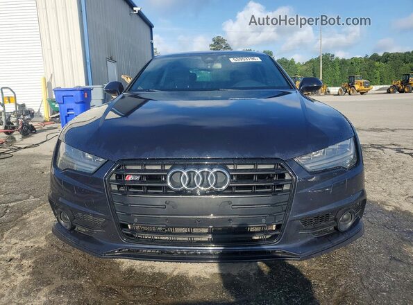 WAUWFAFC7HN034304 2017 AUDI S7 Black Հետևի տեսք