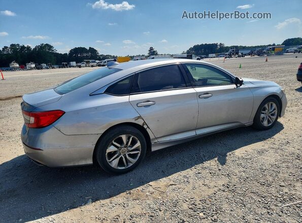 1HGCV1F18KA136413 2019 HONDA ACCORD Silver Передня права чверть