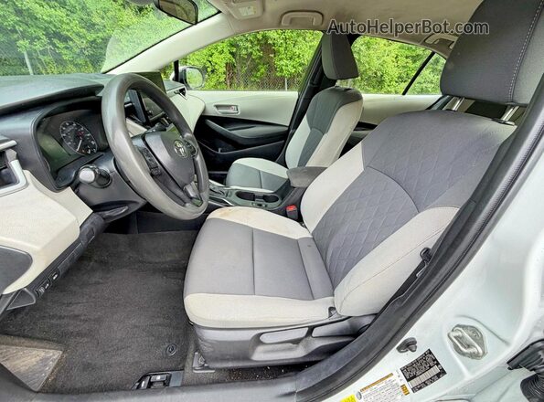 JTDB4MEE9R3016346 2024 TOYOTA COROLLA White VIN კოდის სტიკერის ხედი
