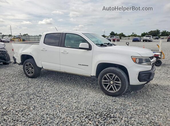 1GCGSBENXM1213420 2021 CHEVROLET COLORADO White Դիմացի տեսք