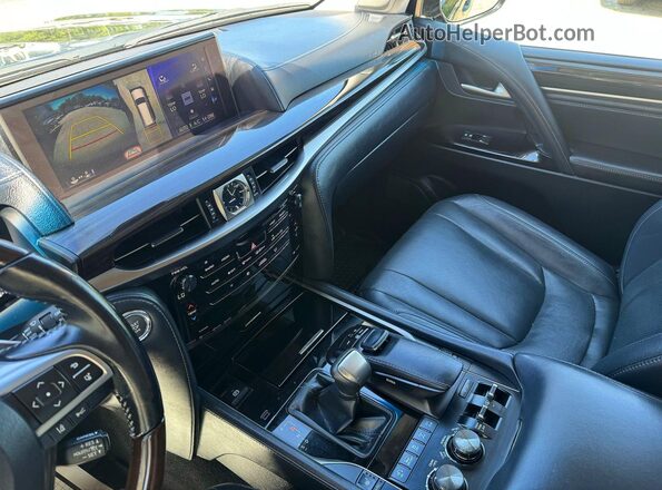 JTJHY7AX3J4266006 2018 LEXUS LX Black Вид панелі приладів