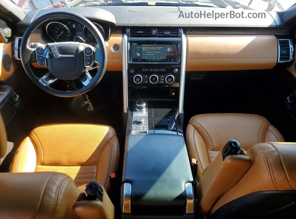 SALRHBBV7HA045682 2017 LAND ROVER DISCOVERY Red Вид щитка приладів