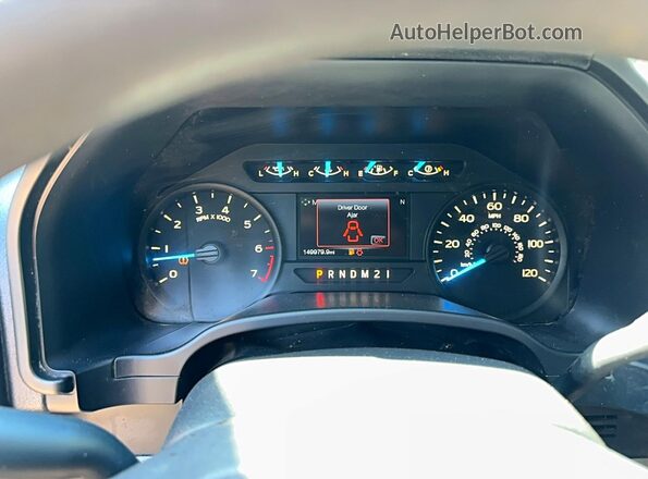1FTEW1CP5HKE35597 2017 FORD F150 Gray Instrument cluster view