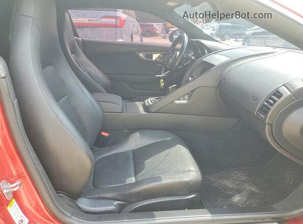 SAJWA6AT1G8K27083 2016 JAGUAR F-TYPE Red Vista interior trasera