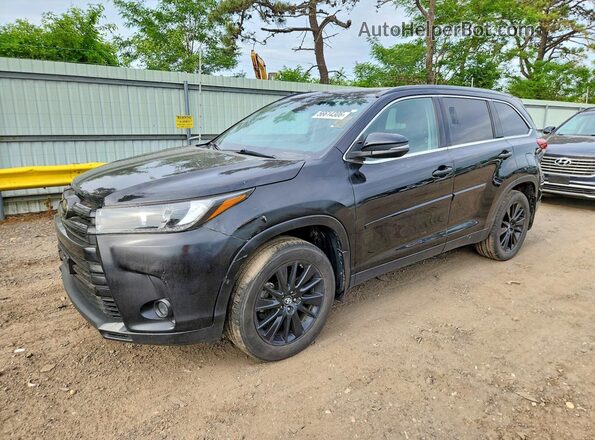 5TDJZRFH9KS622317 2019 TOYOTA HIGHLANDER Black 