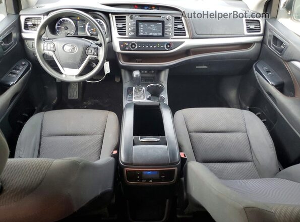 5TDZZRFH6HS231640 2017 TOYOTA HIGHLANDER Белый Вид щитка приборов