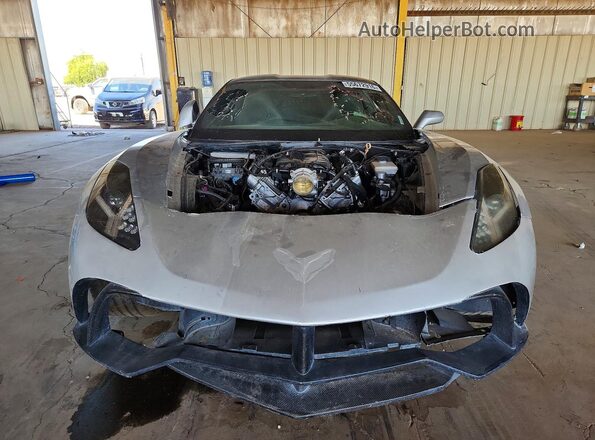 1G1YA2D7XG5107999 2016 CHEVROLET CORVETTE Silver Widok z tyłu