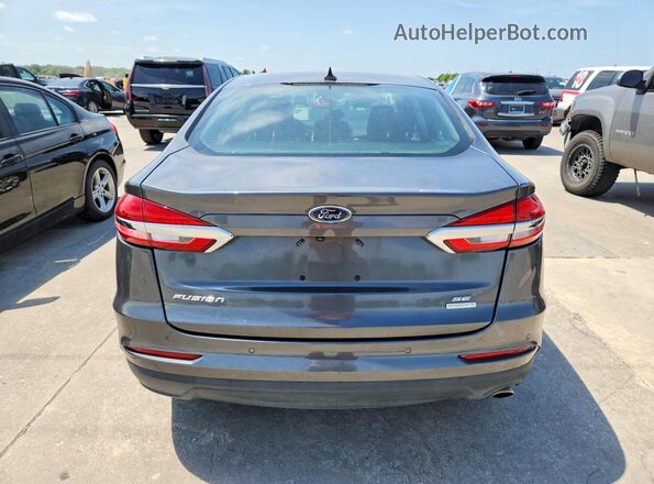 3FA6P0HD1LR168317 2020 FORD FUSION Gray Вид салону спереду