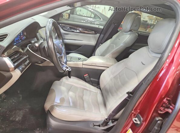 1G6KF5RS1GU158166 2016 CADILLAC CT6 Red წინა პანელის ხედი