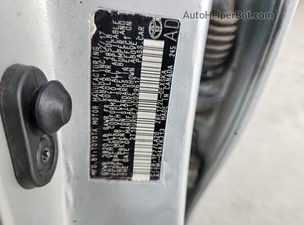 2T1BURHE7JC029617 2018 TOYOTA COROLLA Silver Панорамний вид салону 360°