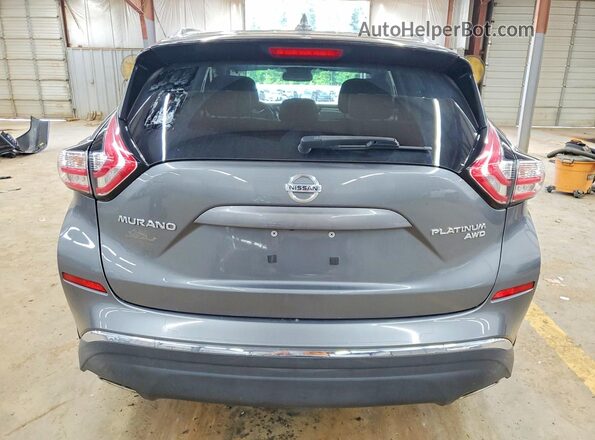 5N1AZ2MH0JN106485 2018 NISSAN MURANO Gray Front interior view
