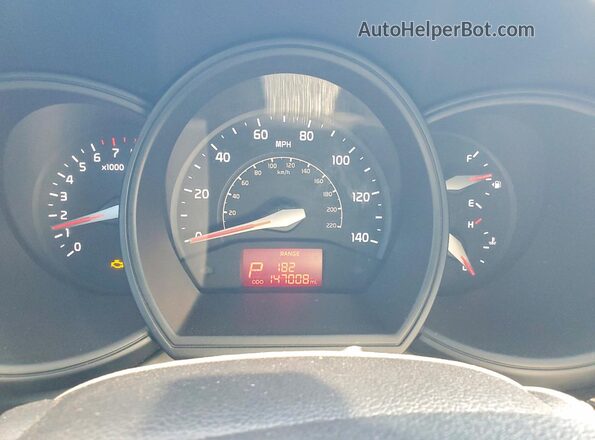 KNADM5A32G6621580 2016 KIA RIO Silver Widok tylnych siedzeń