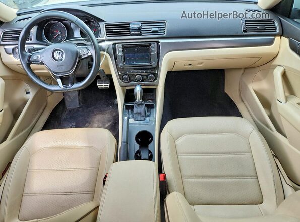 1VWAA7A39JC036706 2018 VOLKSWAGEN PASSAT White ხელსაწყოთა პანელის ხედი