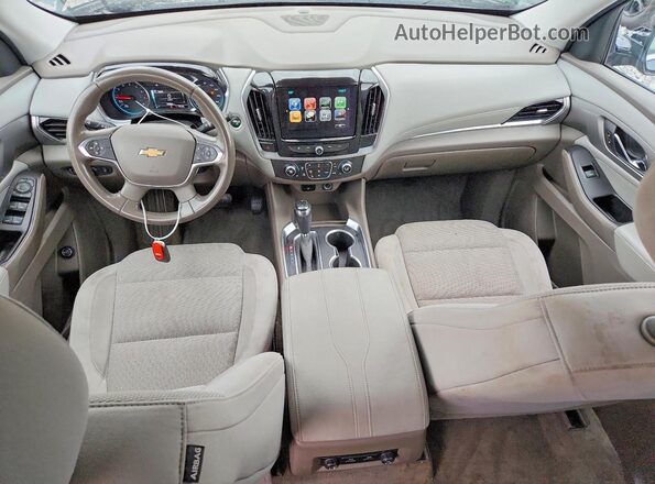 1GNERGKWXKJ237931 2019 CHEVROLET TRAVERSE Black ხელსაწყოთა პანელის ხედი