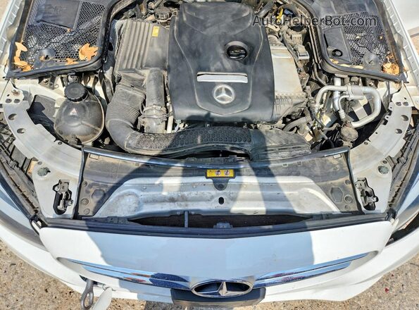 55SWF4JB5HU189451 2017 MERCEDES-BENZ C White ძრავის განყოფილების ხედი