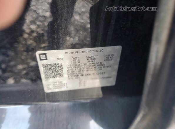 1GNSKHKC6KR143937 2019 CHEVROLET SUBURBAN Black 