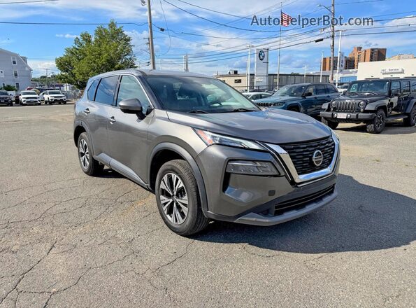 5N1AT3BA7MC733987 2021 NISSAN ROGUE Gray Հետևի ձախ