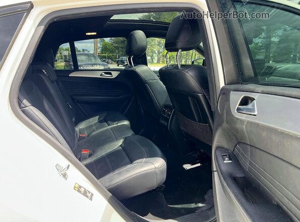 4JGED6EB0KA128965 2019 MERCEDES-BENZ GLE-CLASS White Вид салону спереду