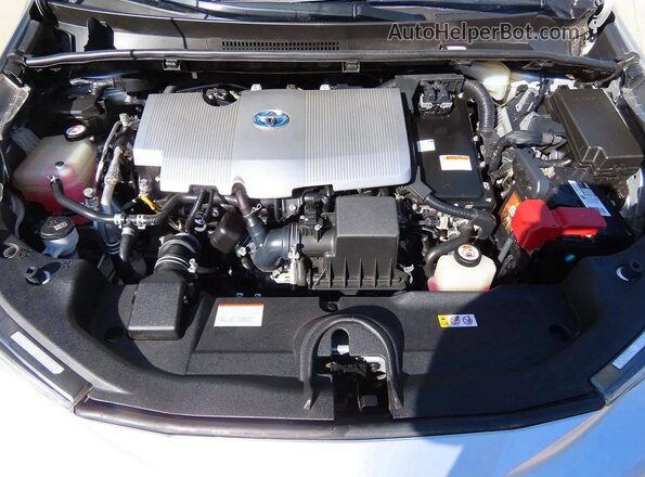 JTDKARFU0J3067881 2018 TOYOTA PRIUS Silver Вид панелі приладів