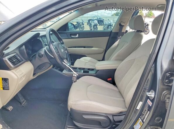 5XXGT4L12GG055267 2016 KIA OPTIMA Gray Vista del salpicadero