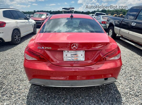 WDDSJ4EB4JN510367 2018 MERCEDES-BENZ CLA-CLASS Красный Вид салона спереди