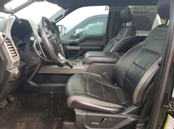 1FTFW1RG0JFE50132 2018 FORD F150 Green Widok deski rozdzielczej