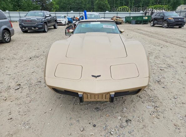 1Z8789S403398 1979 CHEVROLET CORVETTE Tan Widok z tyłu