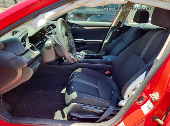 2HGFC2F76GH527632 2016 HONDA CIVIC Red Вид панелі приладів