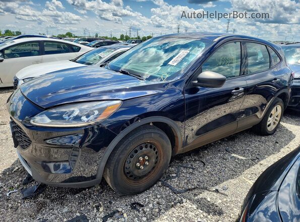 1FMCU9F6XMUA59312 2021 FORD ESCAPE Blue Հետևի ձախ