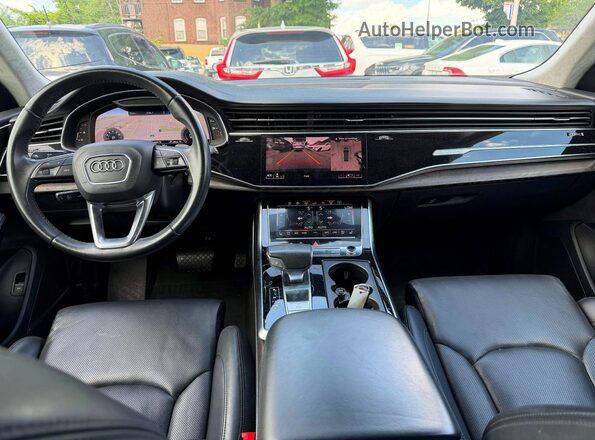 WA1FVAF12KD034643 2019 AUDI Q8 White Հետևի տեսք