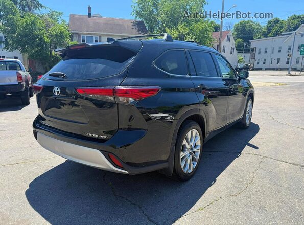 5TDDZRBH7LS005843 2020 TOYOTA HIGHLANDER Black Передня права чверть