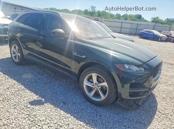 SADCJ2BN7HA090868 2017 JAGUAR F-PACE Green Դիմացի տեսք
