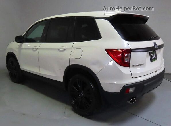 5FNYF7H23KB004550 2019 HONDA PASSPORT White Դիմացի տեսք