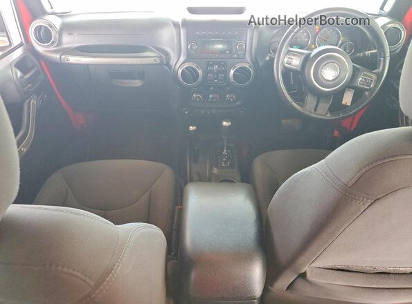 1C4BJWKG6GL107534 2016 JEEP WRANGLER Красный Вид щитка приборов