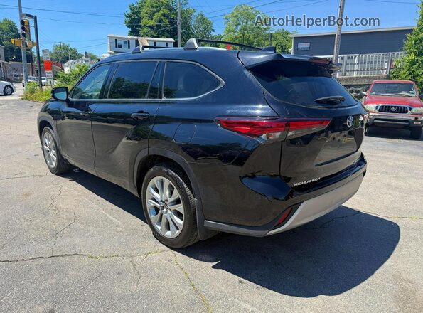 5TDDZRBH7LS005843 2020 TOYOTA HIGHLANDER Black Задня права чверть