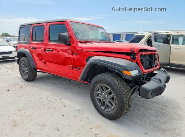 1C4PJXDG3RW253142 2024 JEEP WRANGLER Красный Вид спереди
