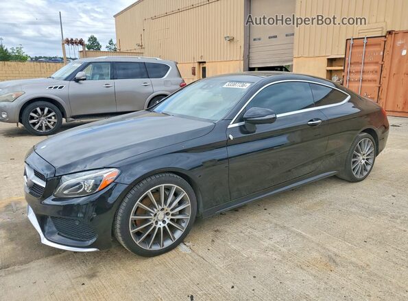 WDDWJ4JB2HF360545 2017 MERCEDES-BENZ C Black Tył lewy