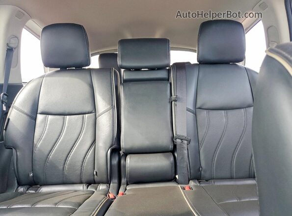 5N1DL0MN5LC517906 2020 INFINITI QX60 Black Rear interior view